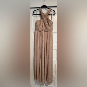 Calvin Klein Shimmery Blush Maxi Skirt